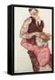 Lovers, 1914-1915-Egon Schiele-Framed Stretched Canvas