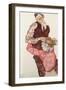 Lovers, 1914-1915-Egon Schiele-Framed Giclee Print