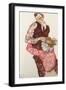 Lovers, 1914-1915-Egon Schiele-Framed Giclee Print