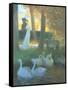 Lovers and Swans-Gaston Latouche-Framed Stretched Canvas