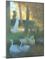 Lovers and Swans-Gaston Latouche-Mounted Giclee Print