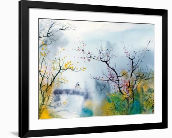 Lovers at Chi Tou-Chi Wen-Framed Giclee Print