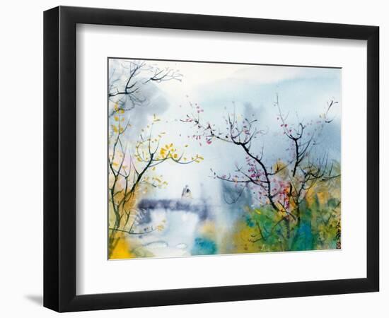 Lovers at Chi Tou-Chi Wen-Framed Giclee Print