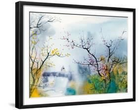 Lovers at Chi Tou-Chi Wen-Framed Giclee Print