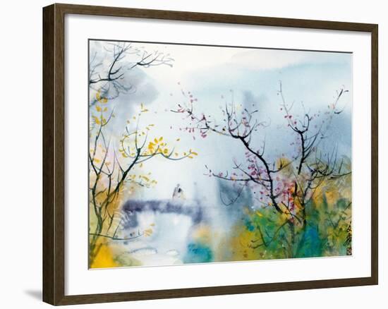 Lovers at Chi Tou-Chi Wen-Framed Giclee Print