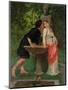 Lovers by a Fountain-Modesto Faustini-Mounted Giclee Print