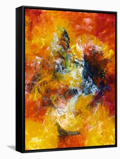 Lovers Embrace-Aleta Pippin-Framed Stretched Canvas