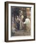 Lovers Embracing in a Doorway-Rudolph Ernst-Framed Giclee Print