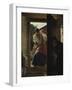 Lovers Espied by an Old Woman, (The Kiss)-Ferdinand Georg Waldmüller-Framed Giclee Print