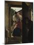 Lovers Espied by an Old Woman, (The Kiss)-Ferdinand Georg Waldmüller-Mounted Giclee Print