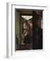 Lovers Espied by an Old Woman, (The Kiss)-Ferdinand Georg Waldmüller-Framed Giclee Print