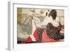 Lovers from the 'Poem of the Pillow' ('Uta Makura')-Kitagawa Utamaro-Framed Premium Giclee Print