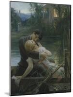 Lovers in a Boat-Max Pirner-Mounted Giclee Print