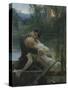 Lovers in a Boat-Max Pirner-Stretched Canvas