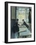 Lovers in a Cafe-Gotthardt Johann Kuehl-Framed Giclee Print