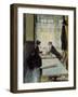 Lovers in a Cafe-Gotthardt Johann Kuehl-Framed Giclee Print