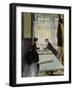 Lovers in a Cafe-Gotthardt Johann Kuehl-Framed Giclee Print