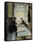 Lovers in a Cafe-Gotthardt Johann Kuehl-Framed Stretched Canvas