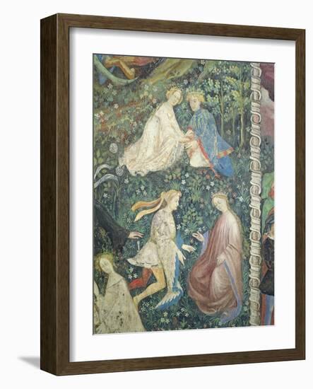 Lovers in a Garden in May-Maestro Venceslao-Framed Giclee Print