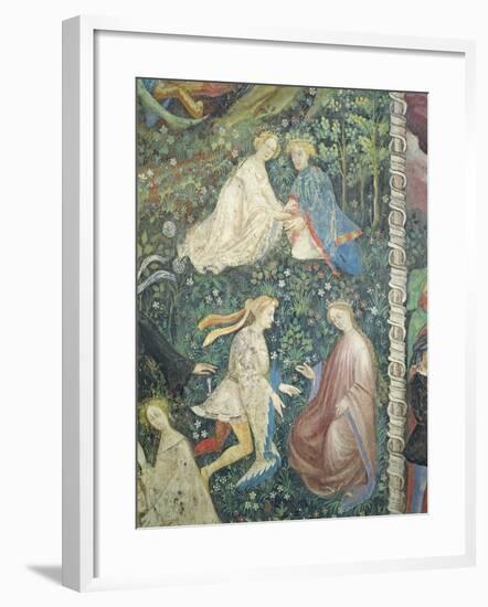 Lovers in a Garden in May-Maestro Venceslao-Framed Giclee Print