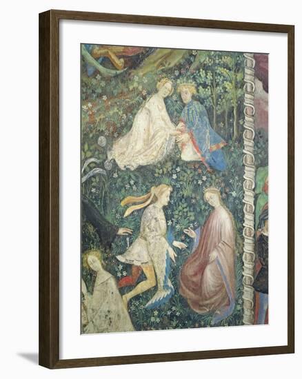 Lovers in a Garden in May-Maestro Venceslao-Framed Giclee Print