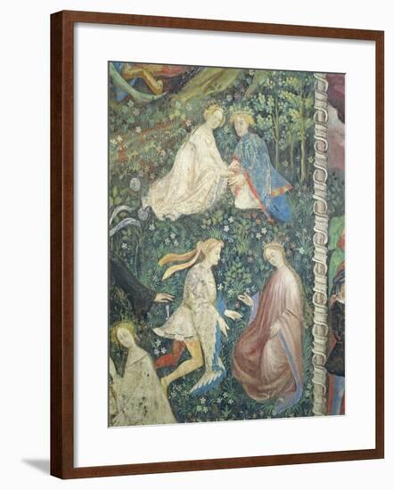 Lovers in a Garden in May-Maestro Venceslao-Framed Giclee Print