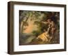 Lovers in a Landscape-Nicolas Lancret-Framed Giclee Print