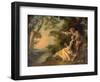 Lovers in a Landscape-Nicolas Lancret-Framed Giclee Print