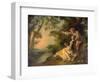 Lovers in a Landscape-Nicolas Lancret-Framed Giclee Print