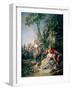 Lovers in a Park-Francois Boucher-Framed Giclee Print