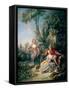 Lovers in a Park-Francois Boucher-Framed Stretched Canvas