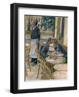 Lovers in August, Paris, 1998-Rosemary Lowndes-Framed Premium Giclee Print