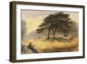Lovers in Richmond Park (Windsor Park)-James Smetham-Framed Giclee Print