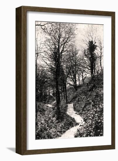 Lovers Lane, Fairlight, Hastings, Sussex-null-Framed Giclee Print