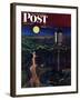 "Lovers' Lane, Falls City, Nebraska," Saturday Evening Post Cover, May 24, 1947-John Falter-Framed Giclee Print