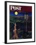 "Lovers' Lane, Falls City, Nebraska," Saturday Evening Post Cover, May 24, 1947-John Falter-Framed Giclee Print