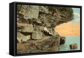 Lovers Leap, Sturgeon Bay, Wisconsin-null-Framed Stretched Canvas