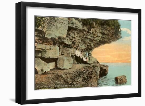 Lovers Leap, Sturgeon Bay, Wisconsin-null-Framed Art Print