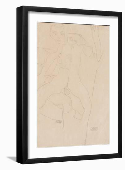 Lovers; Liebespaar, 1911-Egon Schiele-Framed Giclee Print