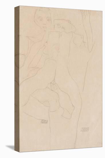 Lovers; Liebespaar, 1911-Egon Schiele-Stretched Canvas