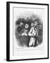 Lovers of Classical Art More and More Convinced That Art Is Lost in France, 1852-Honore Daumier-Framed Giclee Print