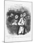 Lovers of Classical Art More and More Convinced That Art Is Lost in France, 1852-Honore Daumier-Mounted Giclee Print