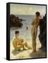 Lovers of the Sun, 1923-Henry Scott Tuke-Framed Stretched Canvas