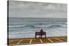 Lovers on a Bench-Mark Van Crombrugge-Stretched Canvas