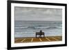 Lovers on a Bench-Mark Van Crombrugge-Framed Art Print