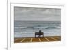 Lovers on a Bench-Mark Van Crombrugge-Framed Premium Giclee Print