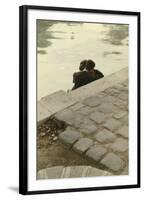 Lovers on the Banks of the River Seine-Peter Cornelius-Framed Giclee Print