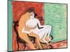 Lovers or Young Couple, 1910-Ernst Ludwig Kirchner-Mounted Giclee Print