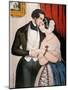 Lovers Reconciliation-Currier & Ives-Mounted Giclee Print