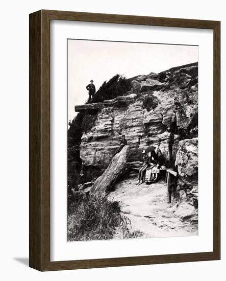 Lovers Seat, Fairlight, Hastings, Sussex, C1900-null-Framed Giclee Print